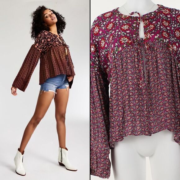 Free People Tops - Malia Babydoll Jacket by Free People